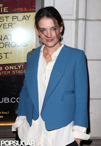 Katie Holmes attended The Other Side on Broadaway.
Katie Holmes attended The Other Side on Broadaway.