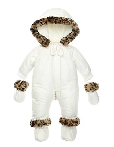 Juicy Couture Leopard Faux Fur Snowsuit