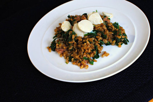 Prosciutto and Spinach Farro Salad