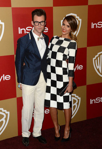Jessica Alba and Brad Goreski paired up at the party.
Jessica Alba and Brad Goreski paired up at the party.