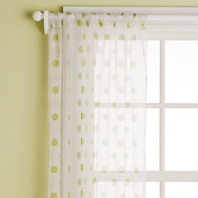 The Land of Nod's Dot Curtain Panels The Land of Nod's Dot Curtain Panels