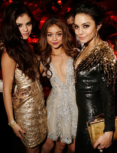 Selena Gomez, Sarah Hyland and Vanessa Hudgens Selena Gomez, Sarah Hyland and Vanessa Hudgens
