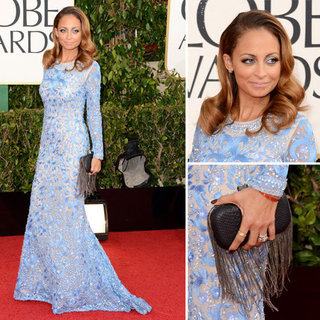 Pics of Nicole Richie in Naeem Khan 2013 Golden Globes