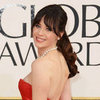Pictures of Zooey Deschanel at the 2013 Golden Globes