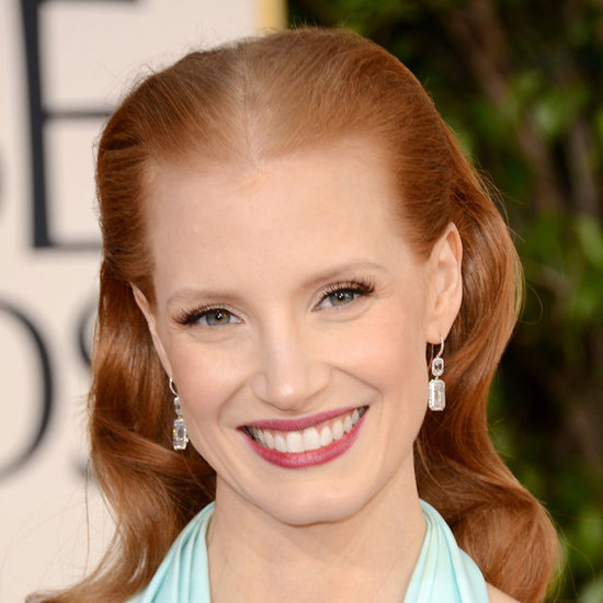 Pictures of Jessica Chastain at the 2013 Golden Globes Pictures of Jessica Chastain at the 2013 Golden Globes