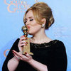 Copy Adele's Pointy Gold Nails at the Golden Globes