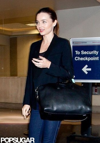 Miranda Kerr Makes a Chic Arrival in LA Miranda Kerr Makes a Chic Arrival in LA