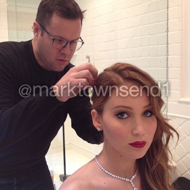 "Working with my inspiration," said celebrity stylist Mark Townsend, who styled Jennifer Lawrence's hair for the SAG Awards.
Source: Instagram user marktownsend1
"Working with my inspiration," said celebrity stylist Mark Townsend, who styled Jennifer Lawrence's hair for the SAG Awards.
Source: Instagram user marktownsend1
