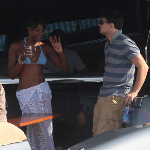 Naomi Campbell in a Bikini With Leonardo DiCaprio | Pictures