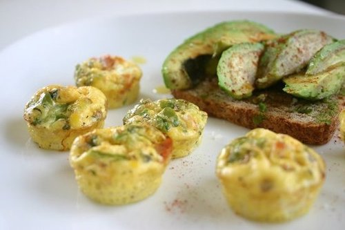 Sausage, Mozzarella and Artichoke Mini Frittatas