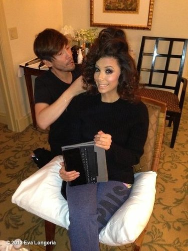 Eva Longoria got her hair styled by Ken Paves ahead of the Inauguration.
Source: Eva Longoria on WhoSay
Eva Longoria got her hair styled by Ken Paves ahead of the Inauguration.
Source: Eva Longoria on WhoSay