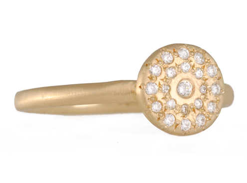 The boho girl will love this Adel Chefridi diamond cluster ring ($1,430) because it's easy and laid-back, but totally glamorous too.
The boho girl will love this Adel Chefridi diamond cluster ring ($1,430) because it's easy and laid-back, but totally glamorous too.