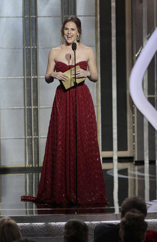 Jennifer Garner took the stage at the Golden Globes to present an award and added a few thank yous that her husband, Ben Affleck, forgot to include during his acceptance speech.
Jennifer Garner took the stage at the Golden Globes to present an award and added a few thank yous that her husband, Ben Affleck, forgot to include during his acceptance speech.