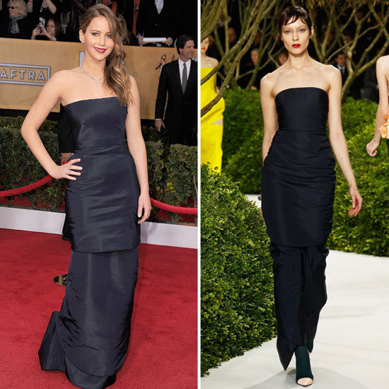 Jennifer Lawrence in Christian Dior Haute Couture Spring '13. Jennifer Lawrence in Christian Dior Haute Couture Spring '13.