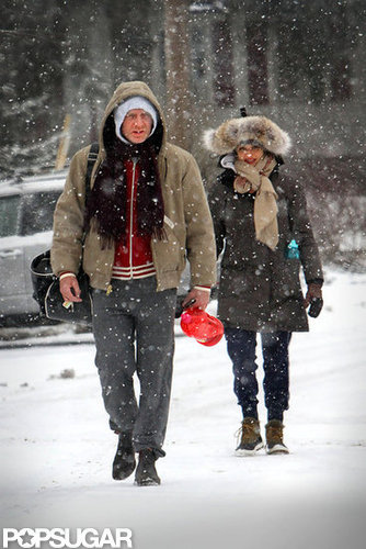 Daniel and Rachel Bundle Up to Battle an NYC Snowstorm Daniel and Rachel Bundle Up to Battle an NYC Snowstorm