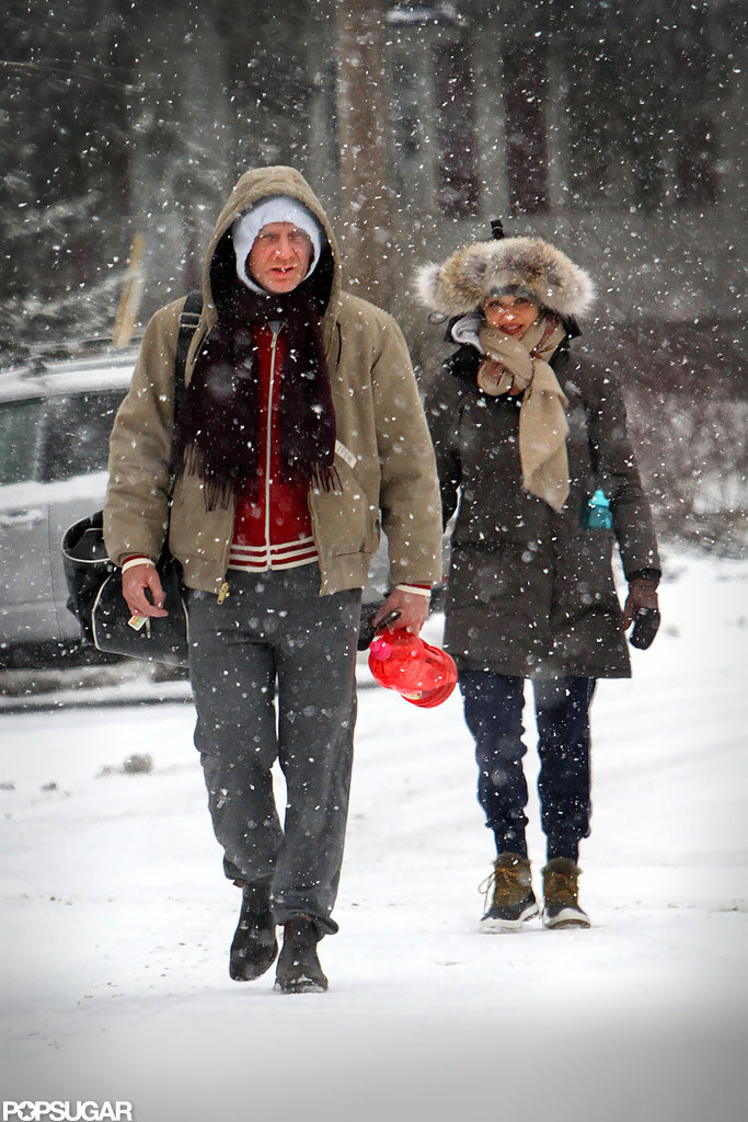 Daniel and Rachel Bundle Up to Battle an NYC Snowstorm Daniel and Rachel Bundle Up to Battle an NYC Snowstorm