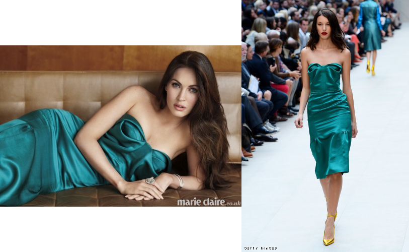 Megan Fox Maire Claire UK March 2013 Look 3 Burberry Prorsum Megan Fox Style
