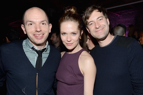 Paul Scheer, Mark Duplass, and Katie Aselton attended the Audi cocktail party during Super Bowl weekend 2013 in New Orleans.
Paul Scheer, Mark Duplass, and Katie Aselton attended the Audi cocktail party during Super Bowl weekend 2013 in New Orleans.