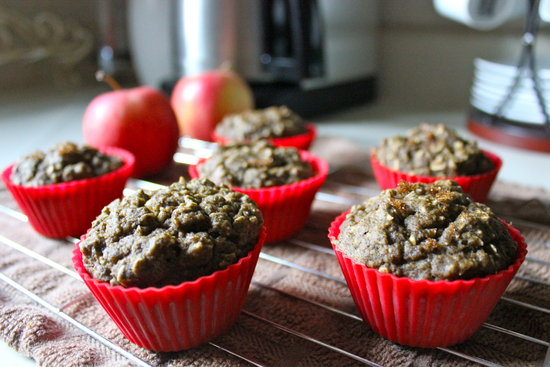 Warm Apple Cinnamon Protein Muffins