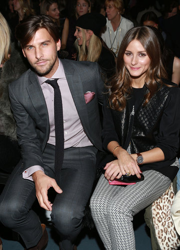 Olivia Palermo and her boyfriend, Johannes Huebl, sat front row for Tibi on Saturday.
Olivia Palermo and her boyfriend, Johannes Huebl, sat front row for Tibi on Saturday.