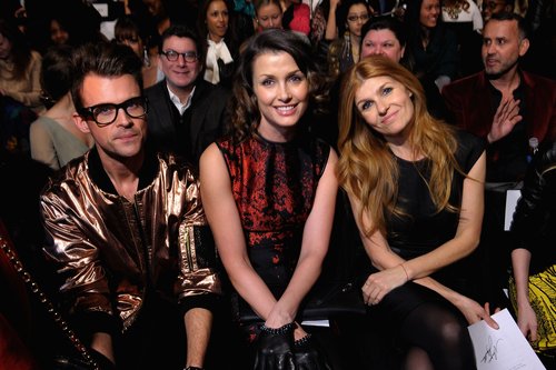 Brad Goreski, Bridget Moynahan, and Connie Britton had prime seats for Monique Lhuillier's Saturday show.
Brad Goreski, Bridget Moynahan, and Connie Britton had prime seats for Monique Lhuillier's Saturday show.