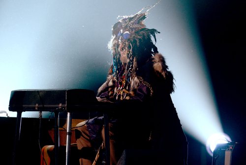 Dr. John rocked out on stage.
Dr. John rocked out on stage.