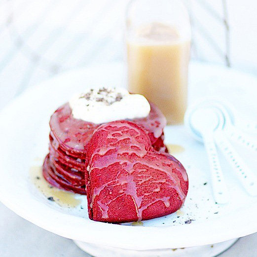 Red Velvet Pancakes Red Velvet Pancakes