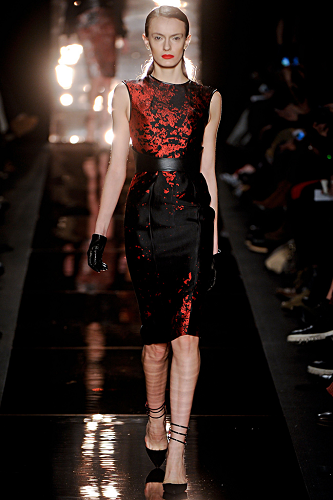 Monique Lhuillier Fall 2012 Look 2 Monique Lhuillier