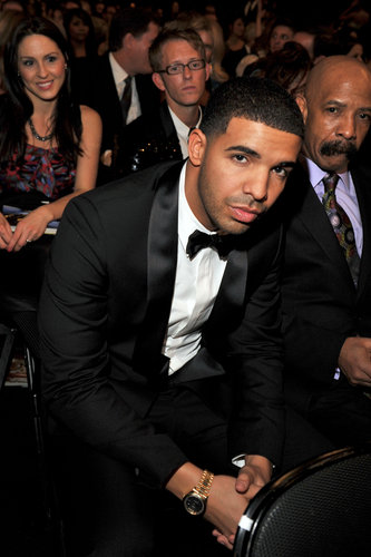 Drake looked dapper in his suit for the 2012 ceremony.
Drake looked dapper in his suit for the 2012 ceremony.