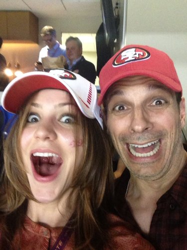 Katharine McPhee hoped that the 49ers would make a comeback during the Super Bowl.
Source: Twitter user katharinemcphee
Katharine McPhee hoped that the 49ers would make a comeback during the Super Bowl.
Source: Twitter user katharinemcphee