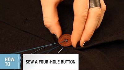 The Best Way to Sew on a Button (VIDEO)