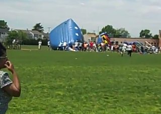 Terrifying Bounce House Accident Caught on Video