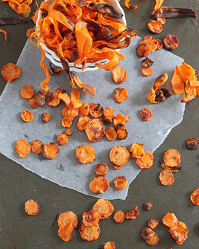 Crispy Baked Carrot Chips: 2 ways