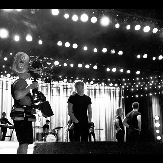 Chord Overstreet gave us a peek at the set of Glee.
Source: Instagram user chordover
Chord Overstreet gave us a peek at the set of Glee.
Source: Instagram user chordover