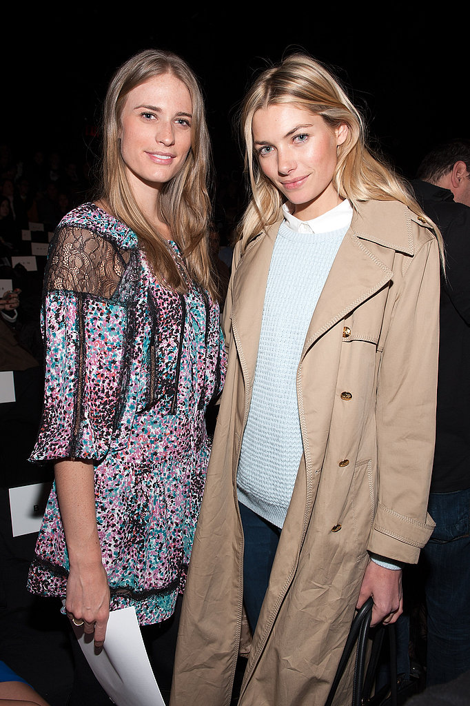 Julie Henderson and Jessica Hart Julie Henderson and Jessica Hart
