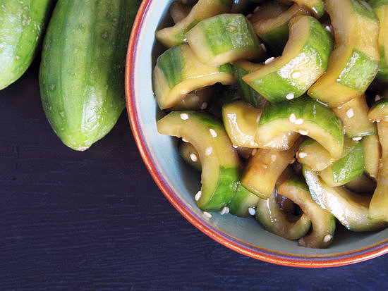 Soy-Sesame Cucumber Salad Soy-Sesame Cucumber Salad