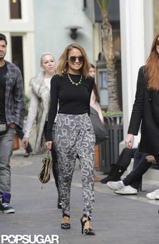 Nicole Richie walked through The Grove in LA on Thursday.
Nicole Richie walked through The Grove in LA on Thursday.