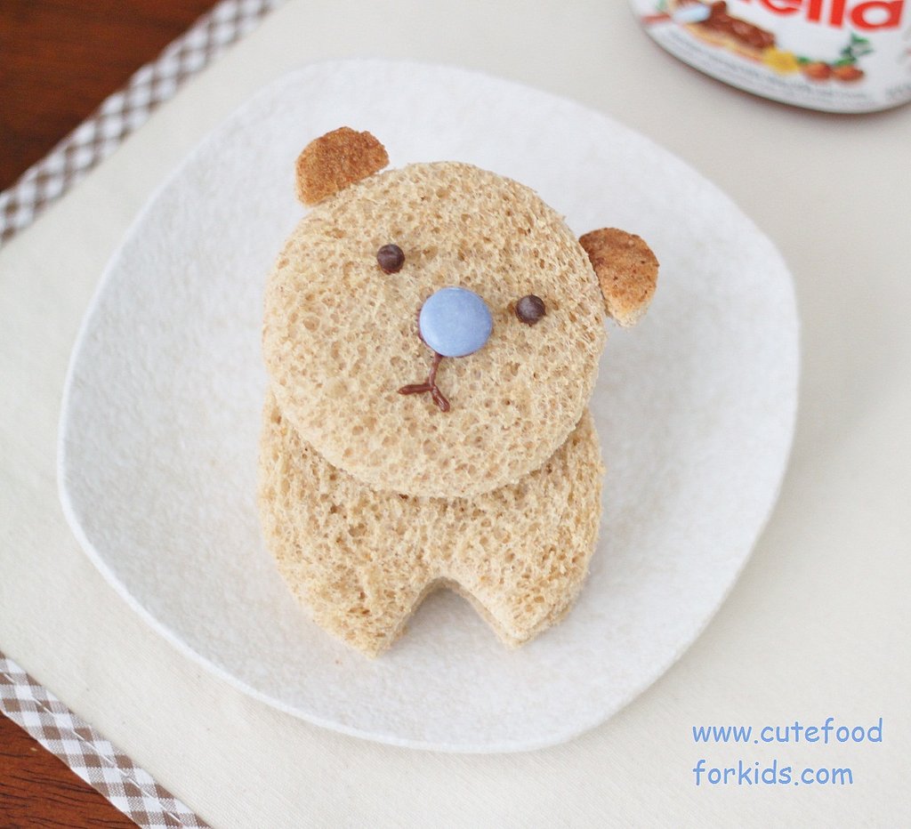 Nutella Bear Sandwich Nutella Bear Sandwich