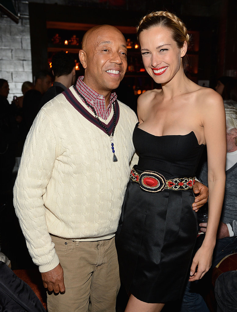 Russell Simmons and Petra Nemcova Russell Simmons and Petra Nemcova
