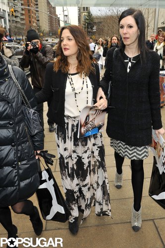 Drew Barrymore Parties With Katie Holmes Pre Fashion Week Drew Barrymore Parties With Katie Holmes Pre Fashion Week