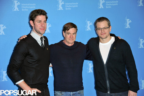 Matt Damon and John Krasinski Join Up in Berlin For Promised Land Matt Damon and John Krasinski Join Up in Berlin For Promised Land