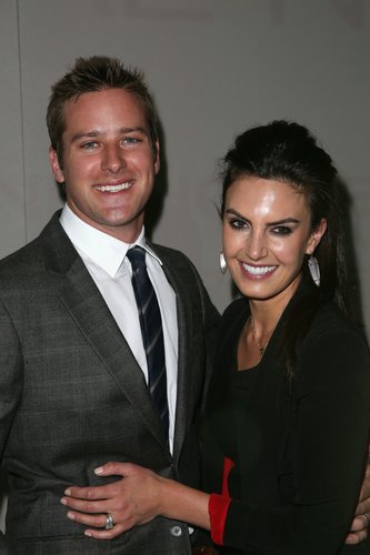 Armie Hammer and his wife, Elizabeth Chambers, smiled big backstage at the Kenneth Cole show on Thursday.
Armie Hammer and his wife, Elizabeth Chambers, smiled big backstage at the Kenneth Cole show on Thursday.