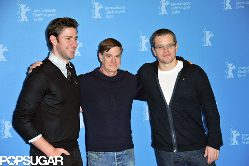 Matt Damon and John Krasinski Join Up in Berlin For Promised Land Matt Damon and John Krasinski Join Up in Berlin For Promised Land