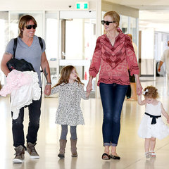 Keith Urban, Nicole Kidman and their daughters Sunday Rose and Faith