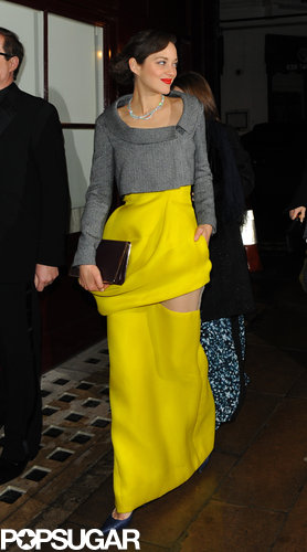 Marion Cotillard arrived at the afterparty.
Marion Cotillard arrived at the afterparty.