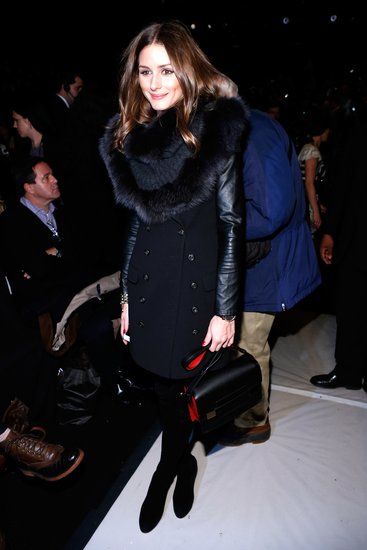 What's not to love about the mixed-texture masterpiece Olivia Palmero donned at Carolina Herrera? From her fur-trim snood to her leather-sleeved trench, it was all chic.
What's not to love about the mixed-texture masterpiece Olivia Palmero donned at Carolina Herrera? From her fur-trim snood to her leather-sleeved trench, it was all chic.