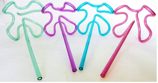 Kids can pretend they're at a luau when they sip on these palm-tree-shaped straws ($10).
Kids can pretend they're at a luau when they sip on these palm-tree-shaped straws ($10).