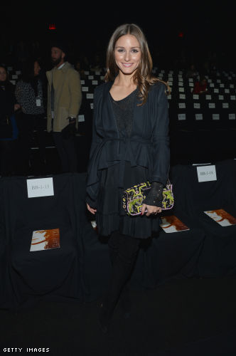 Olivia Palermo Diane von Furstenberg Fall 2013 Fashion Show Olivia Palermo Style