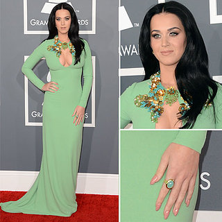Pictures of Katy Perry in Gucci Resort '12 at 2013 Grammys