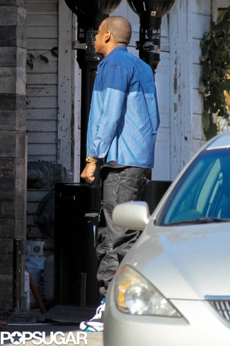 Jay-Z spent time out with Beyonce Knowles and her sister, Solange, in LA.
Jay-Z spent time out with Beyonce Knowles and her sister, Solange, in LA.